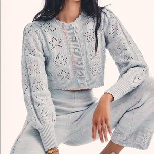 LOVESHACKFANCY CARDIGAN SWEATER